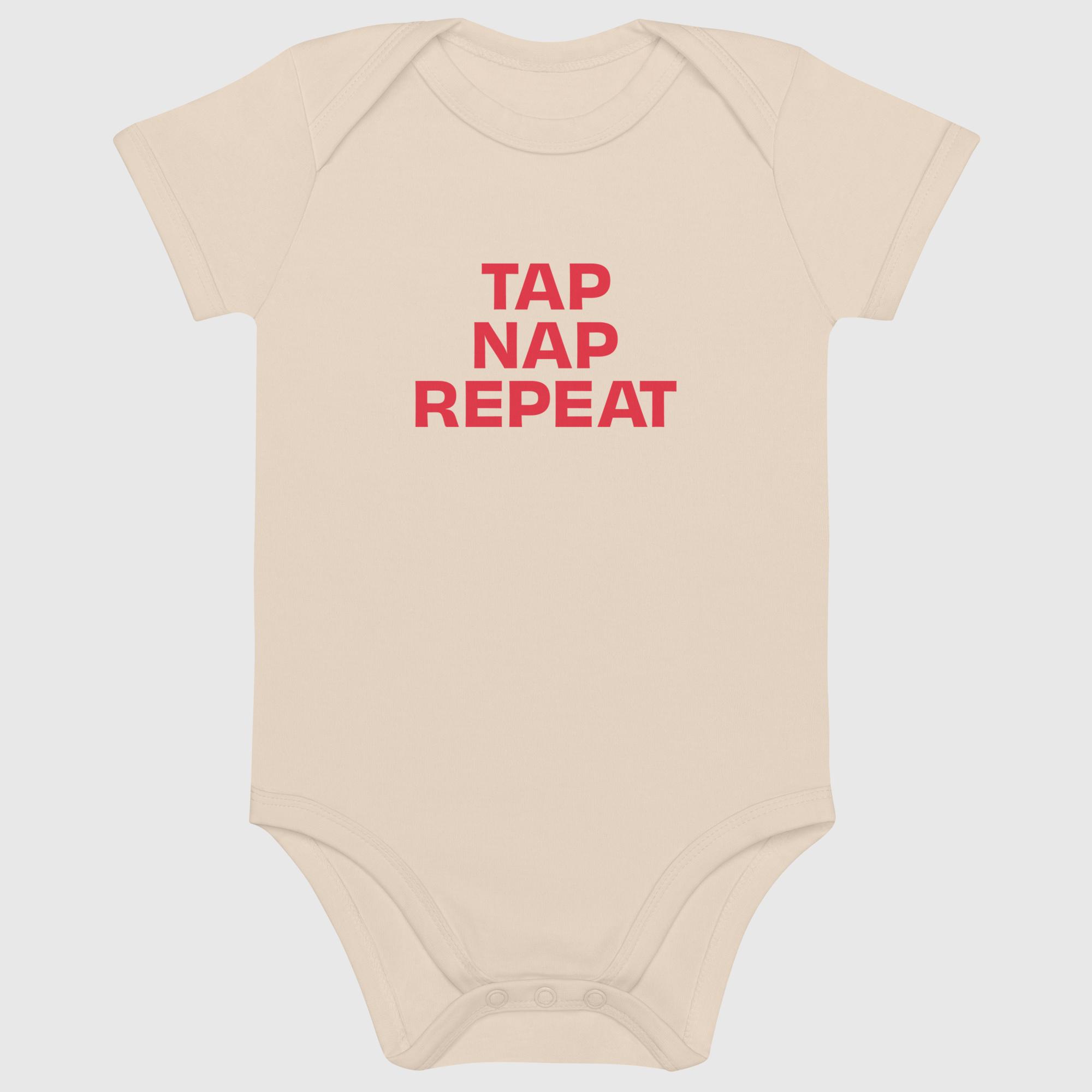 Tap Nap Repeat Baby Bodysuit